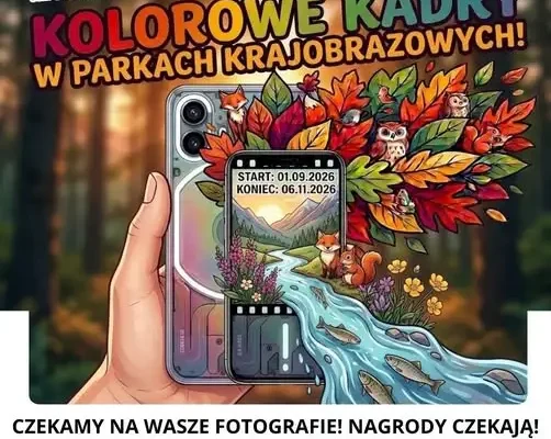 Konkurs fotograficzny dla uczniów z regionu jeleniogórskiego. Kolorowe kadry w parkach krajobrazowych