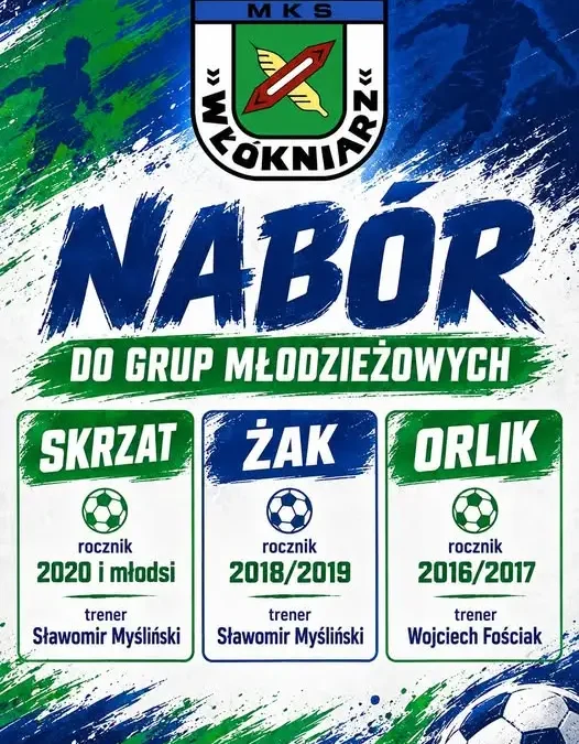MKS Włókniarz Mirsk prowadzi całoroczny nabór do drużyn młodzieżowych