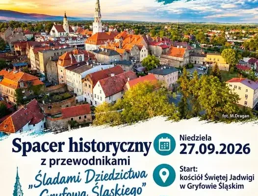 Spacer historyczny „Śladami dziedzictwa Gryfowa Śląskiego” już w niedzielę