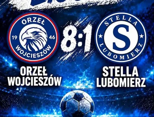 Stella Lubomierz rozbita przez Orła Wojcieszów 1:8