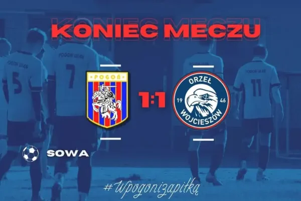 Pogoń Wleń remisuje z rezerwami Orła Wojcieszów 1:1