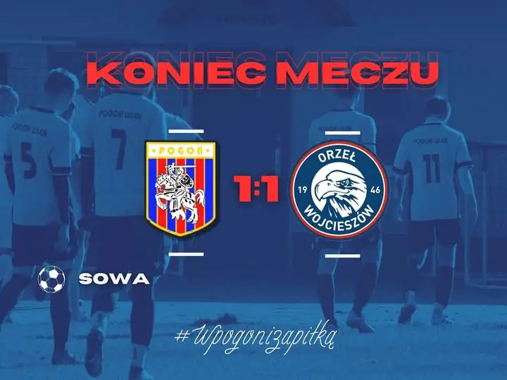 Pogoń Wleń remisuje z rezerwami Orła Wojcieszów 1:1