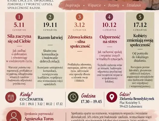 Kobiety Kobietom – spotkania z psychologiem w gminie Lubomierz