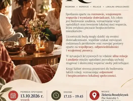 Krąg Kobiet w Lubomierzu – cykl spotkań dla mieszkanek
