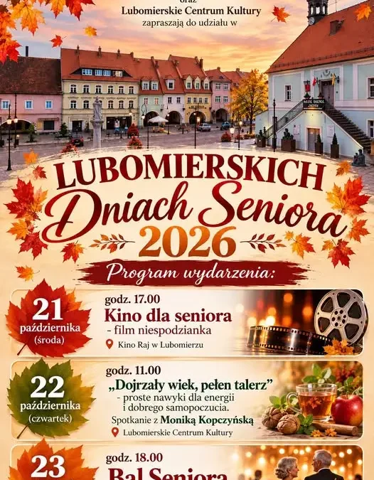 Lubomierskie Dni Seniora 2026 – trzydniowe święto dla mieszkańców