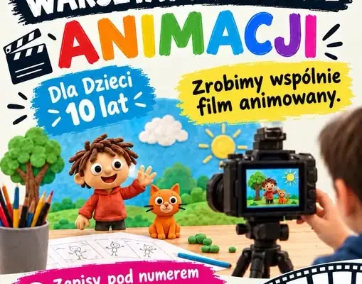 Warsztaty animacji poklatkowej w Gryfowie Śląskim – zapisz się już dziś!