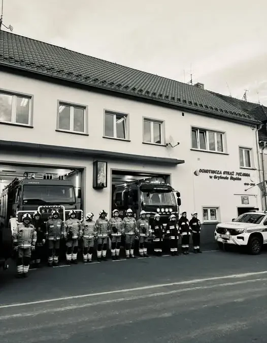 Strażacy z Gryfowa Śląskiego oddali hołd poległym kolegom z Niska