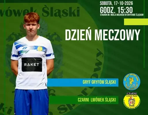Derby powiatu: Czarni Lwówek Śląski zmierzą się z GKS Gryf Gryfów Śląski