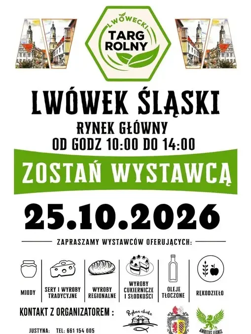 Targ Rolny w Lwówku Śląskim – regionalne smaki na Rynku już 25 października