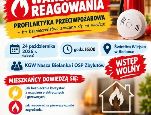 Bielanka: warsztaty przeciwpożarowe z OSP Zbylutów już w sobotę