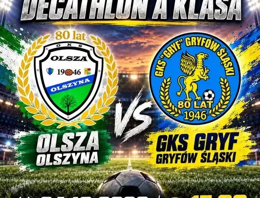 Gryf Gryfów Śląski zagra w Olszynie przy sztucznym świetle. Historyczne starcia po stronie żółto-niebieskich