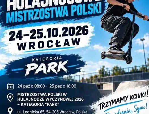 Aleks Dam z „Naszej Dwójki” z brązowym medalem Mistrzostw Polski w Hulajnodze Wyczynowej