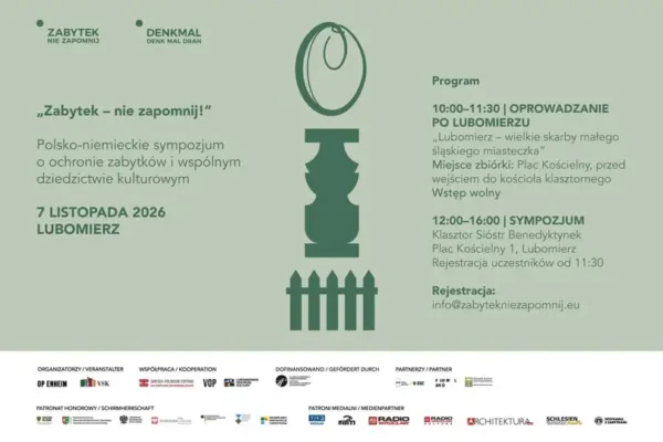 Lubomierz: polsko-niemieckie sympozjum o ochronie zabytków już 7 listopada